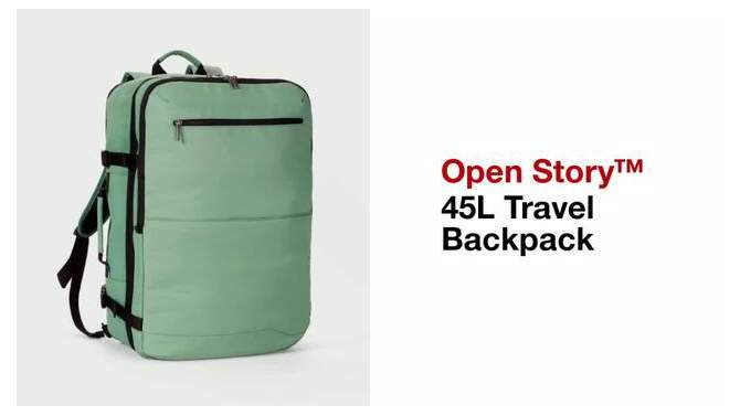 45L Travel Backpack - Open Story™, 2 of 8, play video