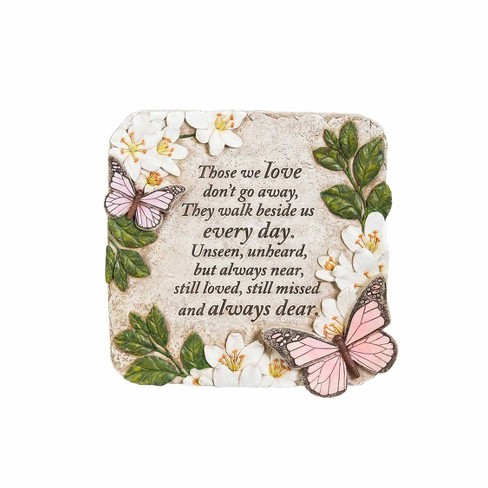 Evergreen Those We Love, Butterflies Garden Stone- 11 X 11 Inches ...