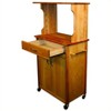 Wood Microwave Cart in Brown-Pemberly Row - 2 of 3