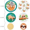 Big Dot of Happiness Let's Hang - Sloth - Baby Shower or Birthday Party Giant Circle Confetti - Party Decorations - Large Confetti 27 Count - 2 of 4