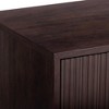 Tremolo  Modern Boho 4-Door Sideboard with Solid Wood & Contemporary Fluted Fronts - Teamson Home - 4 of 4