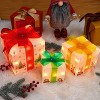 Christmas Decorative Light Set (3 Matte Gift Boxes + 50 LED String Lights), Cartoon Printed, Waterproof Design, Holiday Ambience Decoration - 3 of 4