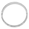 Black Bow Jewelry 11mm 14k White Gold Florentine Engraved Hinged Bangle Bracelet - 2 of 4