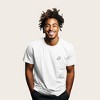 Dalix Ghost Embroidered Soft Cotton Short Sleeve T Shirt Mens - 3 of 4