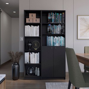 NicBex Bookcases for Home Office 2 Piece Bookcase Set 42" Wide Storage Cabinet Bookshelf with 10 Shelves for Living Room and Bedroom - 1 of 4