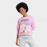 Women's Peanuts Best Buds Snoopy Graphic Sweatshirt - Pink