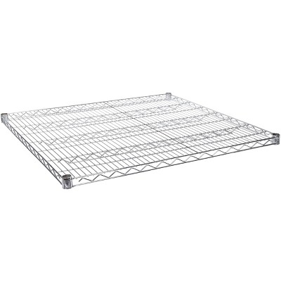 Quantum Storage Systems Wire Shelf, 36"W X 36"D, 600 - 800 Lb. Capacity, Chrome Plated Finish, Nsf