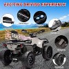 2 Seater Ride On Car, 24V Licensed Can-Am Electric ATV Car for Kids, 4 Wheeler Electric Toy Car with Bluetooth, Led, 5 Mph Max Speed, Grey - 3 of 4
