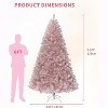 Christmas Tree, Artificial Pencil Christmas Tree with Sturdy Metal Stand & Realistic Branch Tips - 3 of 4