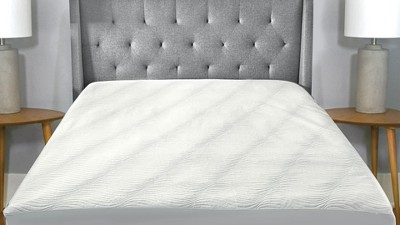 Twin White Luxury Knit Waterproof Mattress Protector