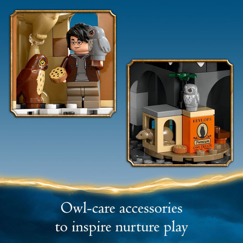 LEGO Harry Potter Hogwarts Castle Owlery Building Toy 76430, 5 of 8