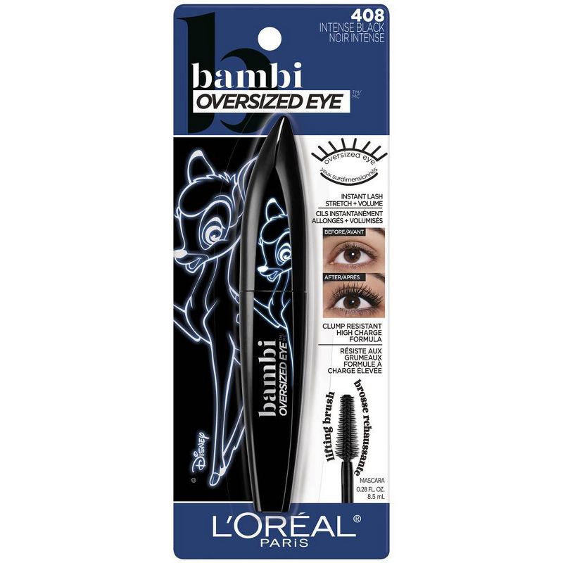 L'Oreal Paris Bambi Eye Lasting Volume Lengthening and Curling Mascara - 0.28 fl oz, 3 of 13