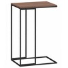 vidaXL Side Table Black 15.7 in.x11.8 in.x23.2 in. Engineered Wood - 2 of 4