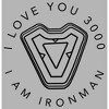 Men's Marvel I Am Iron Man Love 3000 Pull Over Hoodie - image 2 of 4