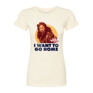 Women's - Wizard of Oz - Lion Home Fitted Graphic T-Shirt - 1 of 4