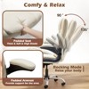 Rbied Ergonomic Executive Office Chair Home Desk Chair with Flip-Up Arms, 360° Rotation, Adjustable Backrest and Height - 4 of 4