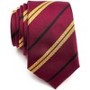 Spooky Central Maroon Red Striped Necktie with Glitter for Halloween Costumes, School Uniform - 3 of 4