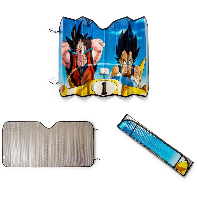 Just Funky Dragon Ball Z Goku & Vegeta Sunshade for Car Windshield | 57 x 28 Inches, 2 of 8