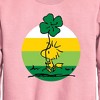 Boys' - Peanuts - Woodstock Shamrock Graphic Long Sleeve Fleece Sweatshirt - 2 of 4