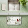 Stupell Industries Winter Cardinals & Dogwood Printed Anti-Fatigue Floor Mat, design by Danielle Murray, 30"x18" - 3 of 4