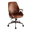 Vynxaria Cocoa Swivel Office Chair - 3 of 4