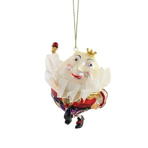 4.0 Inch Humpty Dumpty Nursery Rhyme Egg King Crown Tree Ornaments - 1 of 3