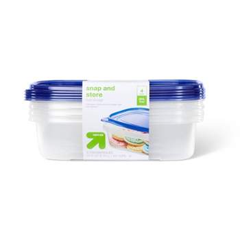 Snap and Store Medium Rectangle Food Storage Container - 4ct/76oz - up & up™
