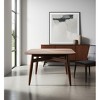 HomeRoots 46" Espresso Solid Wood Square Dining Table - 2 of 4