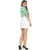 HAPPY BAY Hawaiian Shirts Womens Summer Shirt Summer Blouses Beach Party Short Sleeve Tops Tropical Vacation Button Up Shirts - 4 of 4