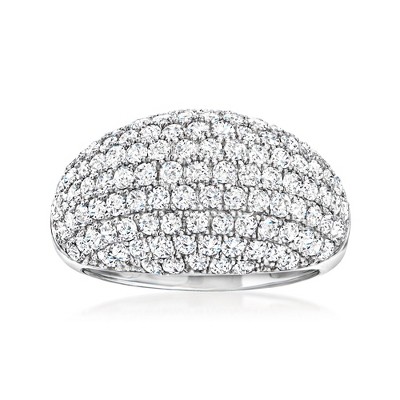 Ross-Simons 2.00 ct. t.w. Pave Diamond Dome Ring in 14kt White Gold
