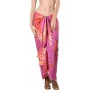 LA LEELA Women's Beachwear Summer Bikini Wraps Beach Wrap Swimwear Coverups Sarong Swim Cover Up Skirt Swimsuit Pareo for Women One Size Pink,Sun - 3 of 4