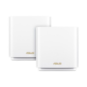 ASUS Zen WIFI Whole-Home Tri-Band Mesh Wi-Fi 6E System ET8 2PK 6600Mbps New 6GHz Band Ai Mesh Instant Guard White Manufacturer Refurbished - 1 of 4