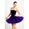 BellaSous Women’s Multi-Layered Tutu Skirt, Adult Costume Skirt for Halloween, Parties, and Dress-Up Events- Black - 4 of 4
