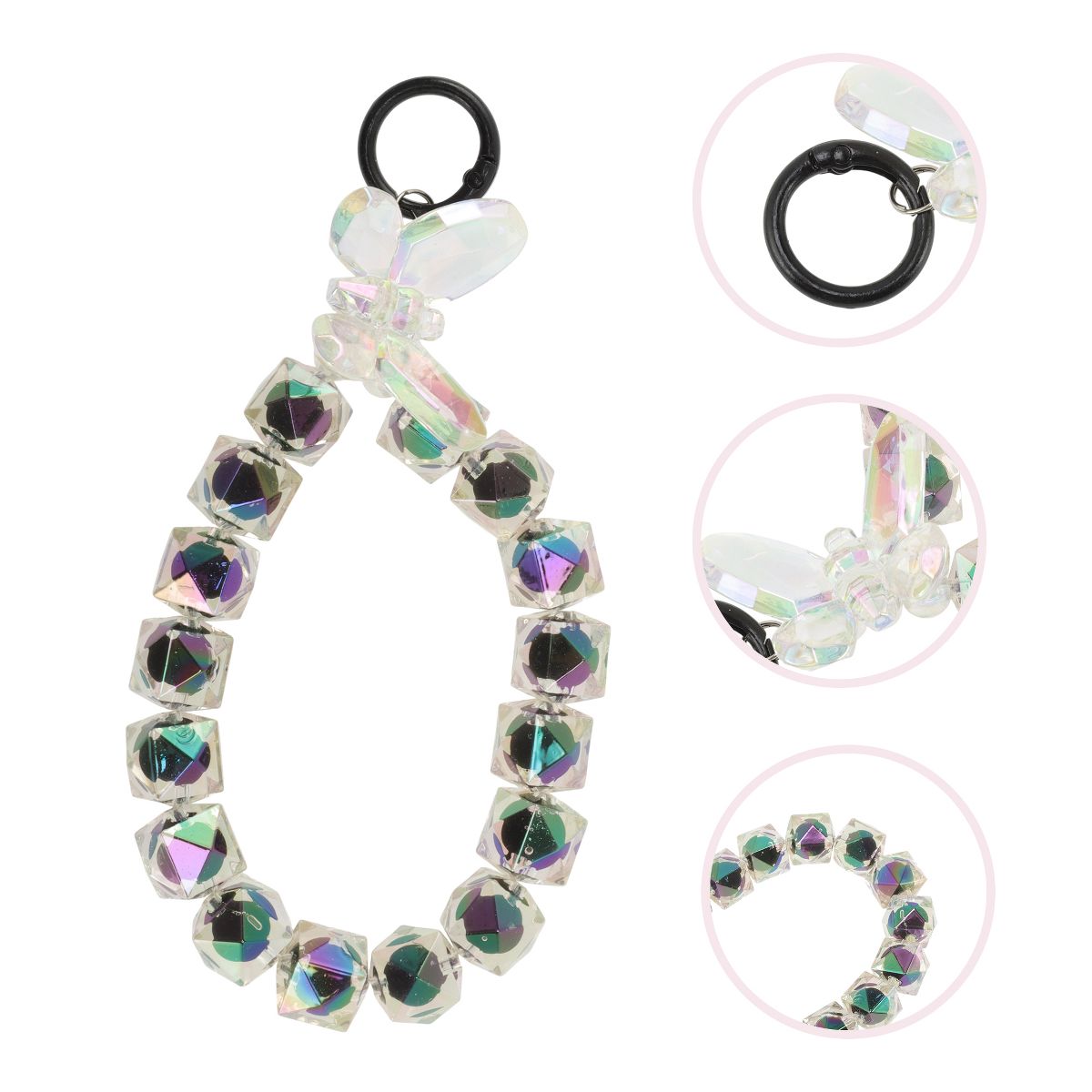 Unique Bargains Colorful Bow Phone Charm 1 Pc - thumbnail 4