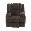Royal Hampton Power Recliner Chair with Lift, Heating, Massage, Brown Velvet - 3 of 4