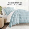 Chevron & Polka Dots Pattern Premium  3PC Duvet Cover & Shams Set, Ultra Soft, Easy Care - Becky Cameron - 2 of 4