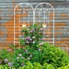 Aghana Digitals 4-Pack 86.7"x19.7" Rustproof Metal Trellis for Climbing Plants, Outdoor Flower - 4 of 4