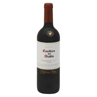 Casillero Del Diablo Carmenere Red Wine - 750ml Bottle