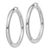 Black Bow Jewelry 5mm, Sterling Silver, Large Round Hoop Earrings - 50mm (1 7/8 Inch) - 2 of 4