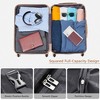 Sapphtopaz 3pcs Hardshell Luggage Sets ABS Suitcase Hardside Luggage Carry On Suitcase, Spinner Wheels, TSA Lock (20" 24" 28") - 4 of 4