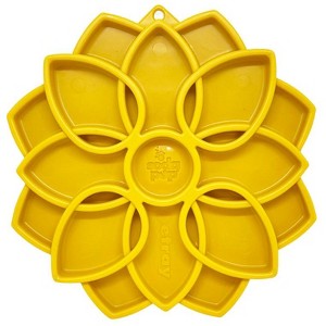 Mandala Design eTray Enrichment Shallow Slow Feeder Dog Bowl - 1 of 4