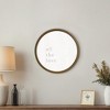 Creative Products All the Love 20 x 20 Round Brown Framed Print - 4 of 4