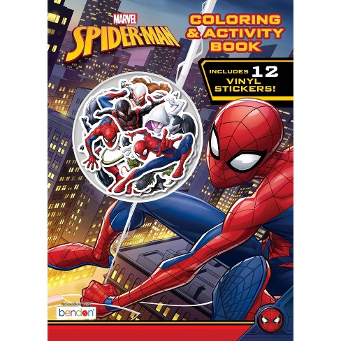 Spiderman Coloring Book , Activity Pages & Stickers Spidey Sense For Kids
