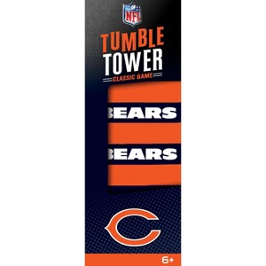 MasterPieces Real Wood Block Tumble Towers - NFL Chicago Bears - 1 of 4