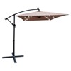 Outdoor Patio Umbrella, Waterproof 6 Ribs Umbrella with Crank and Cross Base for Garden Deck Backyard Pool Shade Outside Deck Swimming Pool - 2 of 4