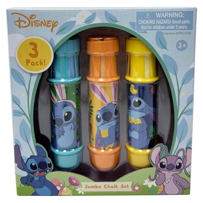 Disney Jumbo Chalk Set Stitch - 3pk