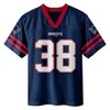 NFL New England Patriots Boys' Short Sleeve Stevenson Jersey - XS