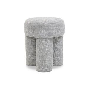 Meridian Furniture,Larson Polyester Fabric Ottoman/Stool - 1 of 4