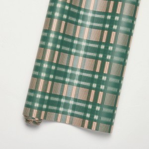 12' Plaid Gift Wrap Red/Green - Hearth & Hand™ with Magnolia - 1 of 3