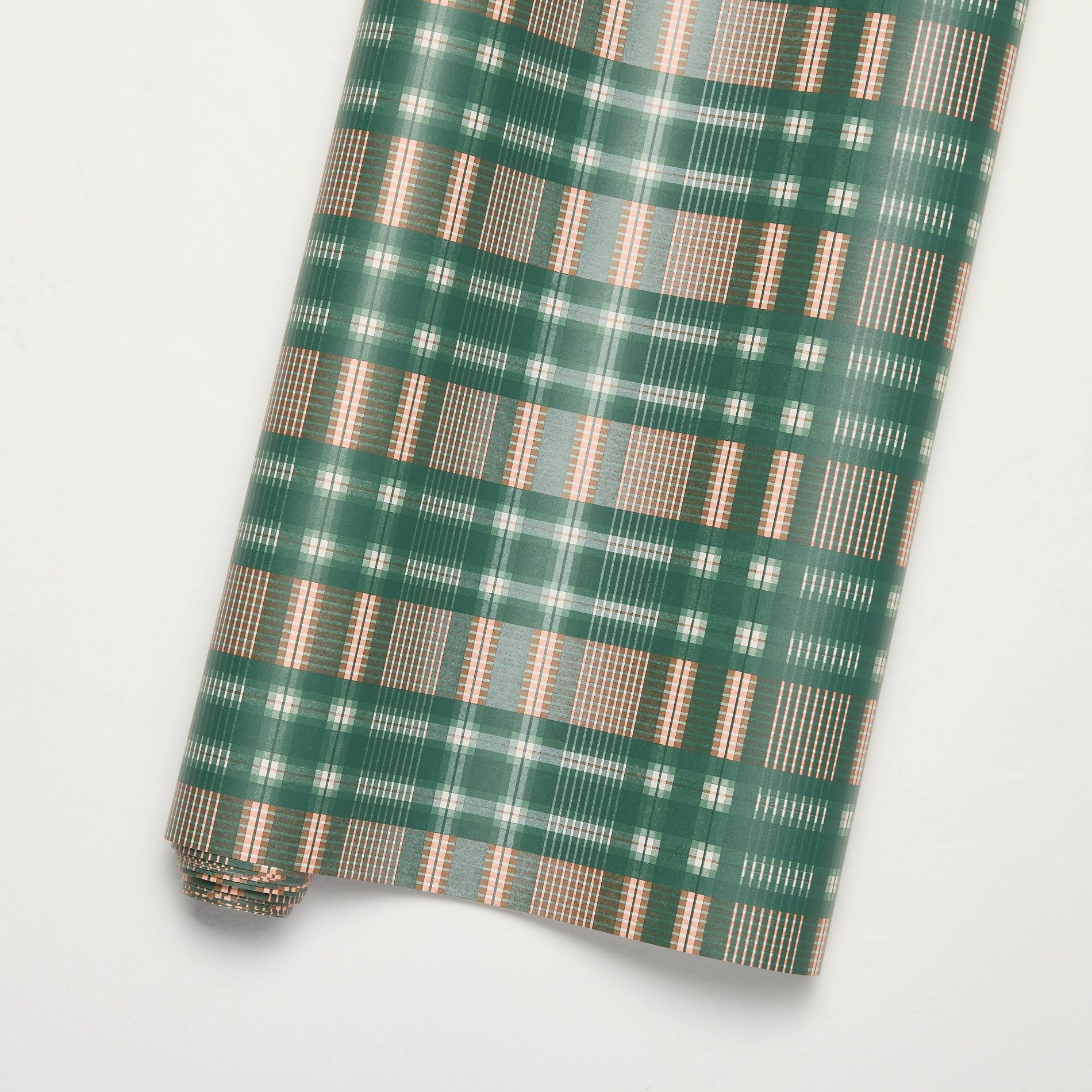 12' Plaid Gift Wrap - Hearth & Hand™ with Magnolia